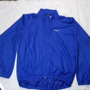 Canari XXL blue mens cycling lightweight  full zip jacket
